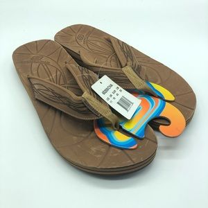 Skechers (60260) Tan Flip Flop Thong Sandal